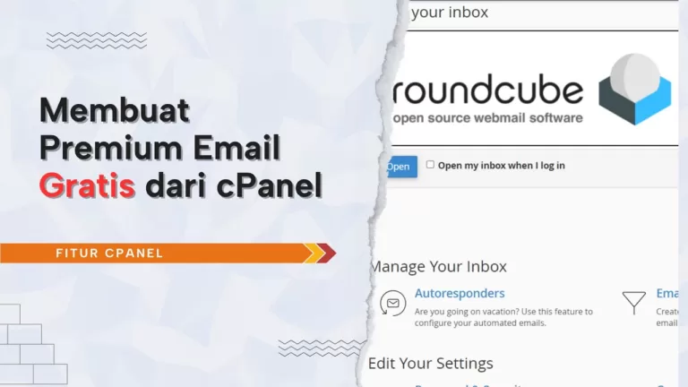 Cara Membuat Premium email gratis dari cpanel